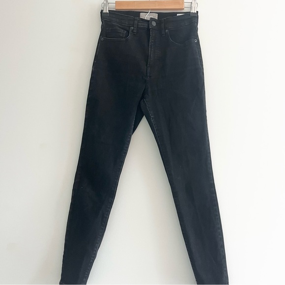 Everlane The Midrise Skinny Jean Black Denim Pants Ankle Length Women’s Size 27 - Picture 2 of 7